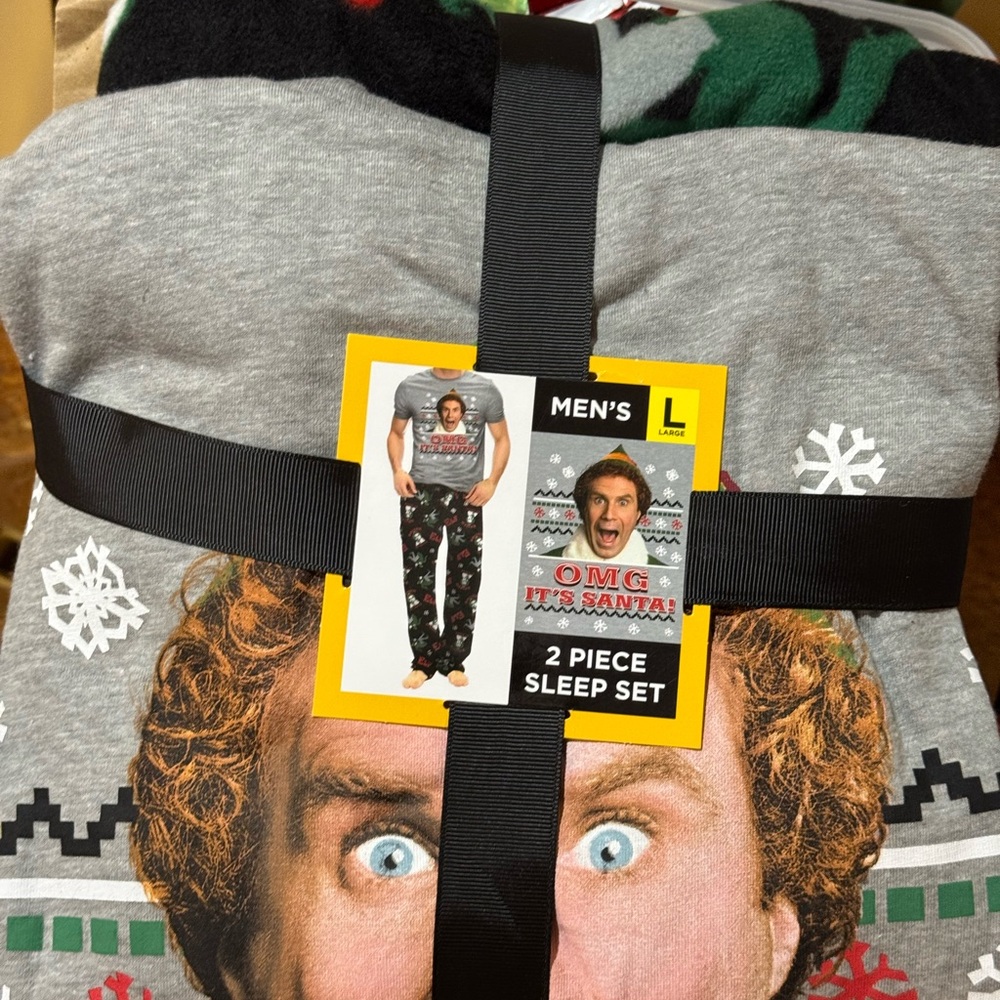 Men’s/Women’s Elf Pajama Set, NWT - Picture 2 of 2